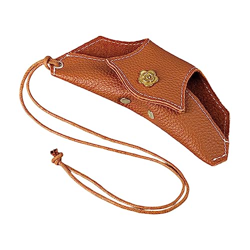 Weiche Brillentasche | Brillentasche, Sonnenbrille Tasche mit Handgelenkriemen,Brillenhalter, Brillenhalter aus weichem Leder Reisefreundlich, leicht, langlebig, b, 1 Weiche Brillentasche | Brillentasche, Sonnenbrille Tasche mit Handgelenkriemen,Brillenhalter, Brillenhalter aus weichem Leder Reisefreundlich, leicht, langlebig, b, 1 von NGUMMS