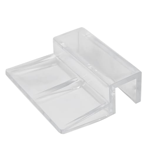 NGeGe Glasabdeckungs-Clip für Aquarien, universal, transparent, für 12 mm Glas, 12 Stück von NGeGe