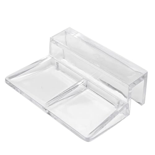 NGeGe Glasabdeckungs-Clip für Aquarien, universal, transparent, für 8 mm Glas, 12 Stück von NGeGe