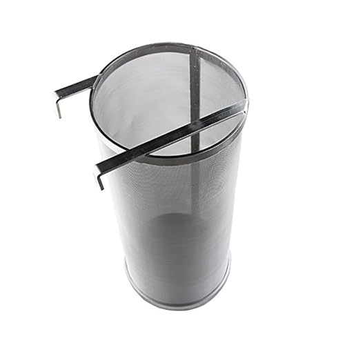 1 Stück 300 Mikron 304ss Hopfenfilter-Spinnensieb mit Haken for das Heimbrauen – leicht zu reinigendes, langlebiges Netz for klareres Bier(10x25.5cm) von NHJREO