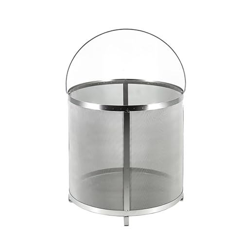 NHJREO 1 Stück 304ss Brühfilterkorb – 50-Maschen-Feinsieb for Bier, Tee und Kaffee – langlebig und rostfrei – 3 Verschiedene Größen(300x310mm) von NHJREO