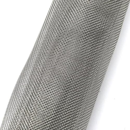 NHJREO 2 Stück 15 x 15 cm 304 Edelstahl-Drahtgeflechtplatten – 10–400 Maschenweite for Lüftungsabdeckungen, Haus, Küche, Garten(40Mesh) von NHJREO