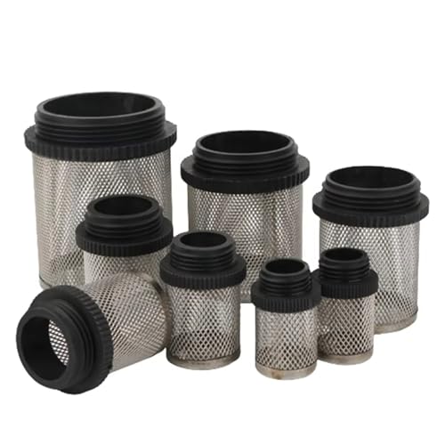 NHJREO Robustes Wasserfiltersieb aus Edelstahl 304 – 1/2" bis 2" Außengewinde for Aquarien, Teiche, Hydrokulturen(10Pcsx1.5In) von NHJREO