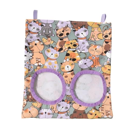 NHQ Kaninchen Heuraufe,Meerschweinchen Heuraufe,Hay Box,Futterspender Kleintiere Heutasche Futtersack,Meerschweinchen Zubehoer,Hasen Zubehör,für Hase,Chinchilla,Hamster,Kleine Tiere von NHQZ
