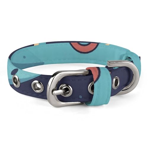 Haustier-Halsband, Cartoon-Oktopus-Druck, personalisierbar, für kleine und mittelgroße Hunde, verstellbare Größen Haustier-Halsband, Cartoon-Oktopus-Druck, personalisierbar, für kleine und mittelgroße Hunde, verstellbare Größen von NHYDSPQ