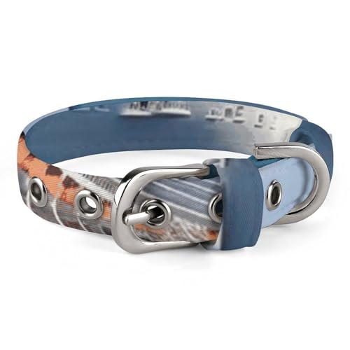 Haustier-Halsband, Kreuzfahrtschiff-Druck, personalisierbar, Katzenhalsband für kleine und mittelgroße Hunde, verstellbare Größen Haustier-Halsband, Kreuzfahrtschiff-Druck, personalisierbar, Katzenhalsband für kleine und mittelgroße Hunde, verstellbare Größen von NHYDSPQ