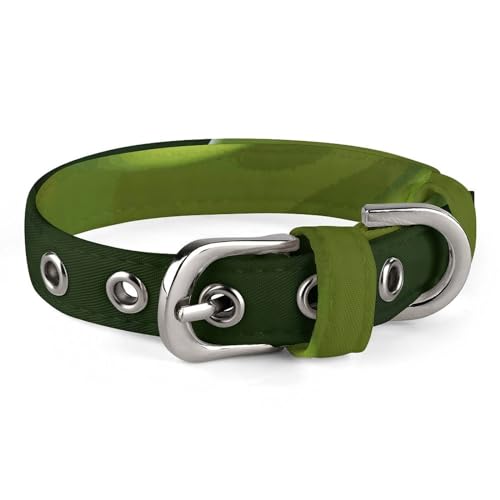 Haustier-Halsband, niedlicher Froschdruck, personalisierbar, für kleine und mittelgroße Hunde, verstellbare Größen Haustier-Halsband, niedlicher Froschdruck, personalisierbar, für kleine und mittelgroße Hunde, verstellbare Größen von NHYDSPQ