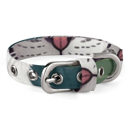 Haustier-Halsband, niedliches weißes Tige-Druck, personalisierbar, für kleine und mittelgroße Hunde, verstellbare Größen Haustier-Halsband, niedliches weißes Tige-Druck, personalisierbar, für kleine und mittelgroße Hunde, verstellbare Größen von NHYDSPQ