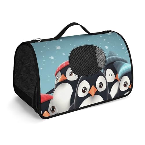 Haustier-Handtasche, niedlicher Pinguin-Druck, modische Hundetragetasche für Katzen und kleine Hunde, jede Reise und Outdoor-Aktivitäten. Haustier-Handtasche, niedlicher Pinguin-Druck, modische Hundetragetasche für Katzen und kleine Hunde, jede Reise und Outdoor-Aktivitäten. von NHYDSPQ