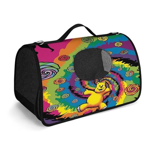 Haustier-Handtasche, tanzender Bären-Druck, modische Hundetragetasche für Katzen und kleine Hunde, jede Reise und Outdoor-Aktivitäten. Haustier-Handtasche, tanzender Bären-Druck, modische Hundetragetasche für Katzen und kleine Hunde, jede Reise und Outdoor-Aktivitäten. von NHYDSPQ
