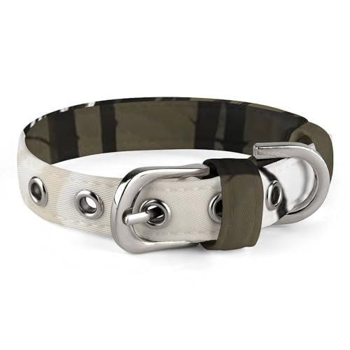 Haustierhalsband, Hirsch-Silhouetten-Druck, personalisierbar, für kleine und mittelgroße Hunde, verstellbare Größen Haustierhalsband, Hirsch-Silhouetten-Druck, personalisierbar, für kleine und mittelgroße Hunde, verstellbare Größen von NHYDSPQ
