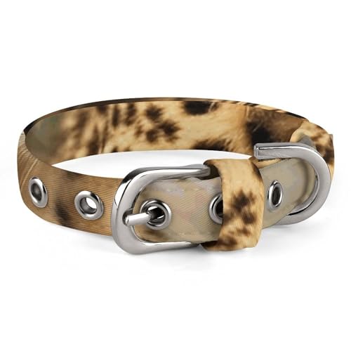 Haustierhalsband, cooles Leopardenmuster, personalisierbares Haustierhalsband, Katzenhalsband für kleine und mittelgroße Hunde, verstellbare Größen Haustierhalsband, cooles Leopardenmuster, personalisierbares Haustierhalsband, Katzenhalsband für kleine und mittelgroße Hunde, verstellbare Größen von NHYDSPQ