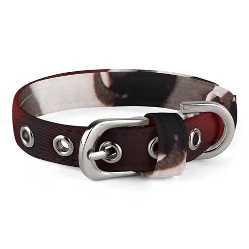 Hundehalsband mit Dalmatiner-Welpen-Aufdruck, personalisierbar, für kleine und mittelgroße Hunde, verstellbare Größen Hundehalsband mit Dalmatiner-Welpen-Aufdruck, personalisierbar, für kleine und mittelgroße Hunde, verstellbare Größen von NHYDSPQ