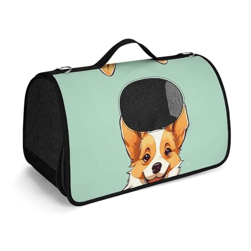 NHYDSPQ Corgi Haustier-Handtasche, niedlicher Hunde-Druck, modische Hundetragetasche für Katzen und kleine Hunde, jede Reise und Outdoor-Aktivität, 45 x 26 x 23,5 cm, Stil NHYDSPQ Corgi Haustier-Handtasche, niedlicher Hunde-Druck, modische Hundetragetasche für Katzen und kleine Hunde, jede Reise und Outdoor-Aktivität, 45 x 26 x 23,5 cm, Stil von NHYDSPQ