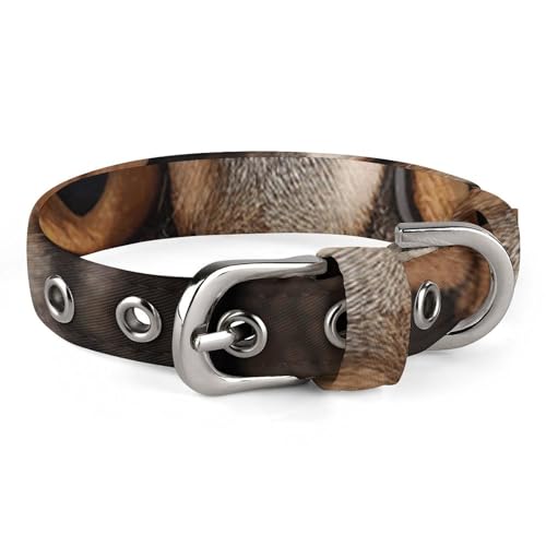 NHYDSPQ Haustier-Halsband, Katzenhalsband mit Deckendruck, personalisierbar, für kleine und mittelgroße Hunde, verstellbare Größen, Stil 35 NHYDSPQ Haustier-Halsband, Katzenhalsband mit Deckendruck, personalisierbar, für kleine und mittelgroße Hunde, verstellbare Größen, Stil 35 von NHYDSPQ