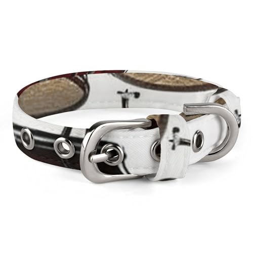 NHYDSPQ Haustier-Halsband, cooles Schlagzeug-Set, personalisierbares Haustierhalsband, Katzenhalsband für kleine und mittelgroße Hunde, verstellbare Größen, Stil 3 NHYDSPQ Haustier-Halsband, cooles Schlagzeug-Set, personalisierbares Haustierhalsband, Katzenhalsband für kleine und mittelgroße Hunde, verstellbare Größen, Stil 3 von NHYDSPQ