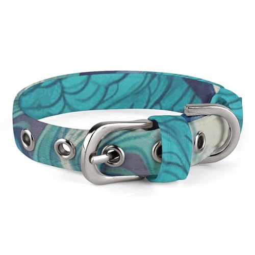 NHYDSPQ Haustier-Halsband, niedlicher Pfauen-Druck, personalisierbares Haustierhalsband, Katzenhalsband für kleine und mittelgroße Hunde, verstellbare Größen, Stil 25 NHYDSPQ Haustier-Halsband, niedlicher Pfauen-Druck, personalisierbares Haustierhalsband, Katzenhalsband für kleine und mittelgroße Hunde, verstellbare Größen, Stil 25 von NHYDSPQ