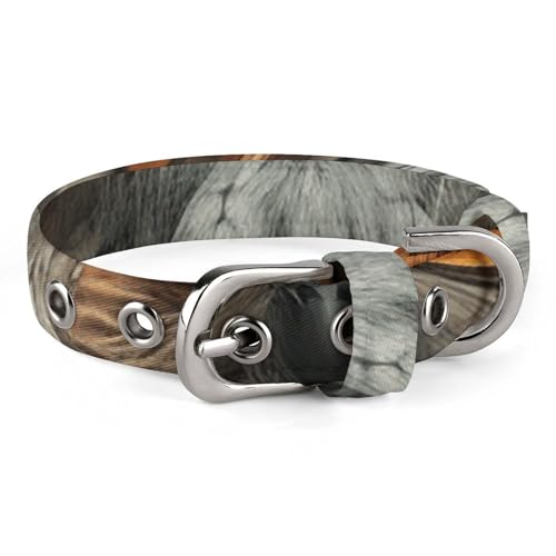 NHYDSPQ Haustier-Halsband, niedliches Eulen-Motiv, personalisierbar, für kleine und mittelgroße Hunde, verstellbare Größen, Stil 21 von NHYDSPQ