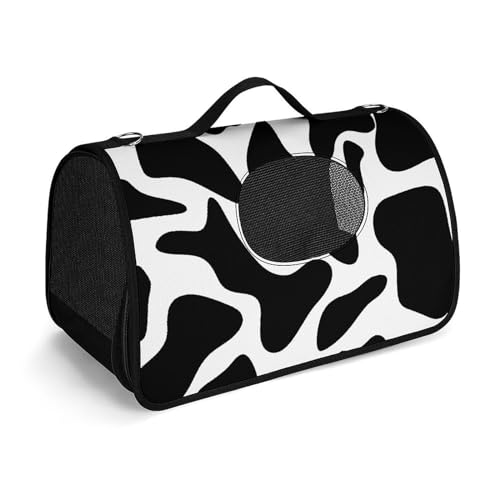 NHYDSPQ Haustier-Handtasche, Kuh-Punkt-Druck, modische Hundetragetasche für Katzen und kleine Hunde, jede Reise und Outdoor-Aktivität, 45 x 26 x 23,5 cm, Stil NHYDSPQ Haustier-Handtasche, Kuh-Punkt-Druck, modische Hundetragetasche für Katzen und kleine Hunde, jede Reise und Outdoor-Aktivität, 45 x 26 x 23,5 cm, Stil von NHYDSPQ