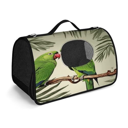 NHYDSPQ Haustier-Handtasche, Papageien-Motiv, modische Hundetragetasche für Katzen und kleine Hunde, jede Reise und Outdoor-Aktivität, 45 x 26 x 23,5 cm, Stil NHYDSPQ Haustier-Handtasche, Papageien-Motiv, modische Hundetragetasche für Katzen und kleine Hunde, jede Reise und Outdoor-Aktivität, 45 x 26 x 23,5 cm, Stil von NHYDSPQ