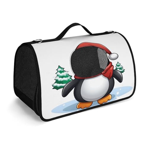 NHYDSPQ Haustier-Handtasche, Weihnachtspinguin-Druck, modische Hundetragetasche für Katzen und kleine Hunde, jede Reise und Outdoor-Aktivität, 45 x 26 x 23,5 cm, Stil NHYDSPQ Haustier-Handtasche, Weihnachtspinguin-Druck, modische Hundetragetasche für Katzen und kleine Hunde, jede Reise und Outdoor-Aktivität, 45 x 26 x 23,5 cm, Stil von NHYDSPQ