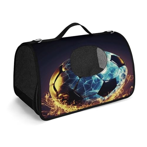 NHYDSPQ Haustier-Handtasche, cooler Fußball-Druck, modische Hundetragetasche für Katzen und kleine Hunde, jede Reise und Outdoor-Aktivität, 45 x 26 x 23,5 cm, Stil NHYDSPQ Haustier-Handtasche, cooler Fußball-Druck, modische Hundetragetasche für Katzen und kleine Hunde, jede Reise und Outdoor-Aktivität, 45 x 26 x 23,5 cm, Stil von NHYDSPQ