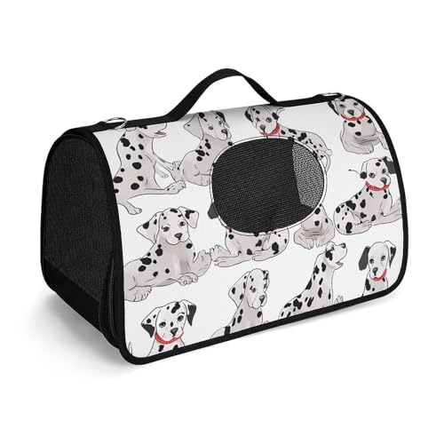 NHYDSPQ Haustier-Handtasche, niedlicher Dalmatiner-Druck, modische Hundetragetasche für Katzen und kleine Hunde, jede Reise und Outdoor-Aktivität, 45 x 26 x 23,5 cm, Stil NHYDSPQ Haustier-Handtasche, niedlicher Dalmatiner-Druck, modische Hundetragetasche für Katzen und kleine Hunde, jede Reise und Outdoor-Aktivität, 45 x 26 x 23,5 cm, Stil von NHYDSPQ