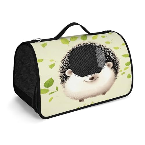 NHYDSPQ Haustier-Handtasche, niedlicher Igel-Druck, modische Hundetragetasche für Katzen und kleine Hunde, jede Reise und Outdoor-Aktivität, 45 x 26 x 23,5 cm, Stil NHYDSPQ Haustier-Handtasche, niedlicher Igel-Druck, modische Hundetragetasche für Katzen und kleine Hunde, jede Reise und Outdoor-Aktivität, 45 x 26 x 23,5 cm, Stil von NHYDSPQ