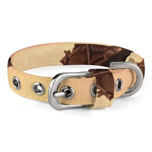 NHYDSPQ Haustierhalsband, Cowboy-West-Druck, personalisierbares Haustierhalsband, Katzenhalsband für kleine und mittelgroße Hunde, verstellbare Größen, Stil 18 NHYDSPQ Haustierhalsband, Cowboy-West-Druck, personalisierbares Haustierhalsband, Katzenhalsband für kleine und mittelgroße Hunde, verstellbare Größen, Stil 18 von NHYDSPQ