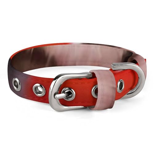 NHYDSPQ Haustierhalsband, Katzendruck, personalisierbar, für kleine und mittelgroße Hunde, verstellbare Größen, Stil 17 NHYDSPQ Haustierhalsband, Katzendruck, personalisierbar, für kleine und mittelgroße Hunde, verstellbare Größen, Stil 17 von NHYDSPQ