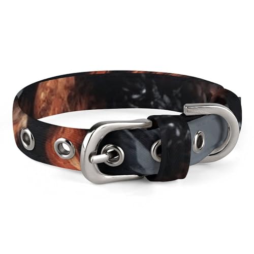 NHYDSPQ Hundehalsband, cooler Rottweiler-Hunde-Kunstdruck, Haustierhalsband, personalisierbar, für kleine und mittelgroße Hunde, verstellbare Größen, Stil 8 NHYDSPQ Hundehalsband, cooler Rottweiler-Hunde-Kunstdruck, Haustierhalsband, personalisierbar, für kleine und mittelgroße Hunde, verstellbare Größen, Stil 8 von NHYDSPQ