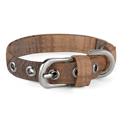 NHYDSPQ Hundehalsband mit Holzdruck, personalisierbar, für kleine und mittelgroße Hunde, verstellbare Größen, Stil 10 NHYDSPQ Hundehalsband mit Holzdruck, personalisierbar, für kleine und mittelgroße Hunde, verstellbare Größen, Stil 10 von NHYDSPQ