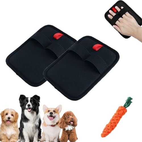 Elektrostatische Handschuhe zur Tierhaarentfernung, 2025 Neue elektrostatische Handschuhe zur Tierhaarentfernung for Hunde und Katzen, mit Spielzeug, wiederverwendbarer doppelseitiger Fellpflegehandsc von NIANE