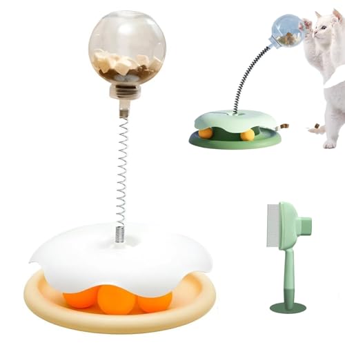 Leckerli-Ballspender for Katzen, 2025 neues Leckerli-Spender-Hundespielzeug, interaktives Haustierspielzeug, interaktives Puzzle-Spielzeug mit langsamer Fütterung, multifunktionales Futterball-Spielze Leckerli-Ballspender for Katzen, 2025 neues Leckerli-Spender-Hundespielzeug, interaktives Haustierspielzeug, interaktives Puzzle-Spielzeug mit langsamer Fütterung, multifunktionales Futterball-Spielze von NIANE