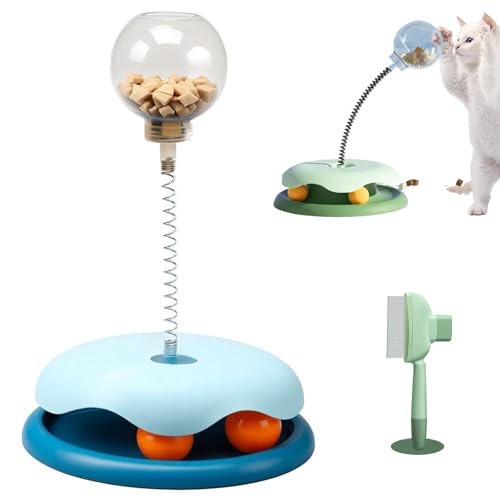 Leckerli-Ballspender for Katzen, 2025 neues Leckerli-Spender-Hundespielzeug, interaktives Haustierspielzeug, interaktives Puzzle-Spielzeug mit langsamer Fütterung, multifunktionales Futterball-Spielze Leckerli-Ballspender for Katzen, 2025 neues Leckerli-Spender-Hundespielzeug, interaktives Haustierspielzeug, interaktives Puzzle-Spielzeug mit langsamer Fütterung, multifunktionales Futterball-Spielze von NIANE