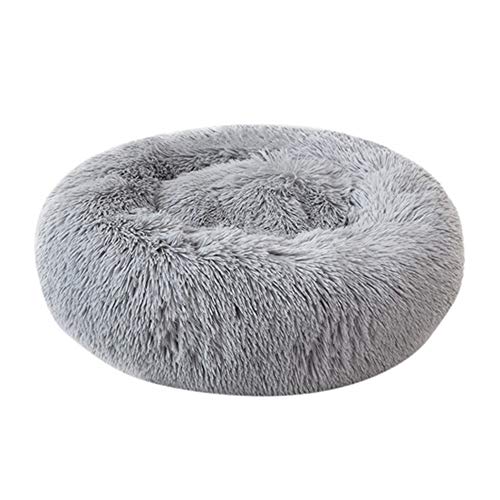 NIBESSER Plüsch-Donut-Haustierbett, für Hunde und Katzen, rundes Nest für Welpen, warmes Sofa, Katzenkissen, Schlafsack, orthopädische Entlastung und verbesserter Schlaf, rutschfeste Unterseite, rund NIBESSER Plüsch-Donut-Haustierbett, für Hunde und Katzen, rundes Nest für Welpen, warmes Sofa, Katzenkissen, Schlafsack, orthopädische Entlastung und verbesserter Schlaf, rutschfeste Unterseite, rund von NIBESSER