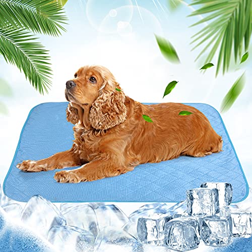 NIBESSER Kühlmatte für Hunde Pet Dog Cooling Mat Selbstkühlende Matte Hunde Katzen Haustier Kühlmatte von NIBESSER
