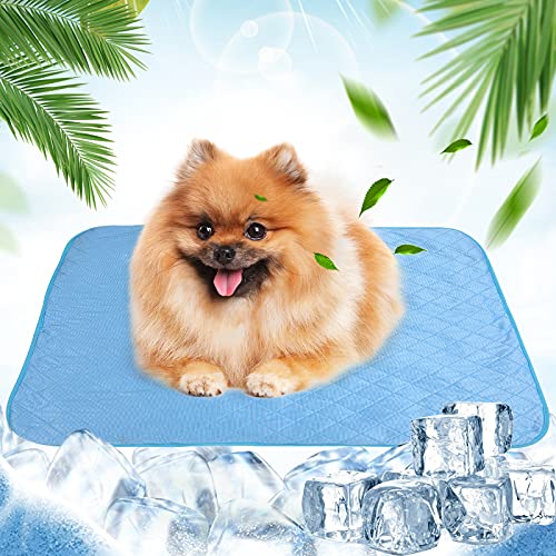 NIBESSER Kühlmatte für Hunde Pet Dog Cooling Mat Selbstkühlende Matte Hunde Katzen Haustier Kühlmatte von NIBESSER