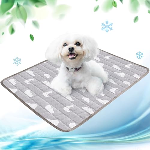 NIBESSER Kühlmatte für Hunde Pet Dog Cooling Mat Sommer Selbstkühlende Matte Hunde Katzen Haustier Kühlmatte Natürlich von NIBESSER