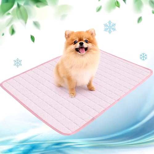 NIBESSER Kühlmatte für Hunde Pet Dog Cooling Mat Sommer Selbstkühlende Matte Hunde Katzen Haustier Kühlmatte Natürlich von NIBESSER