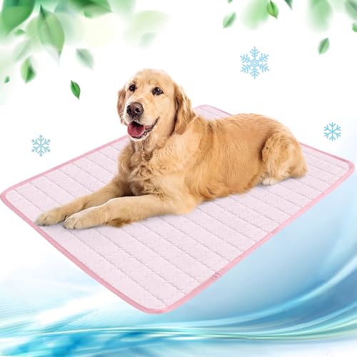 NIBESSER Kühlmatte für Hunde Pet Dog Cooling Mat Sommer Selbstkühlende Matte Hunde Katzen Haustier Kühlmatte Natürlich von NIBESSER