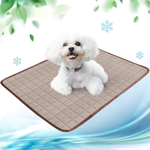 NIBESSER Kühlmatte für Hunde Pet Dog Cooling Mat Sommer Selbstkühlende Matte Hunde Katzen Haustier Kühlmatte Natürlich von NIBESSER