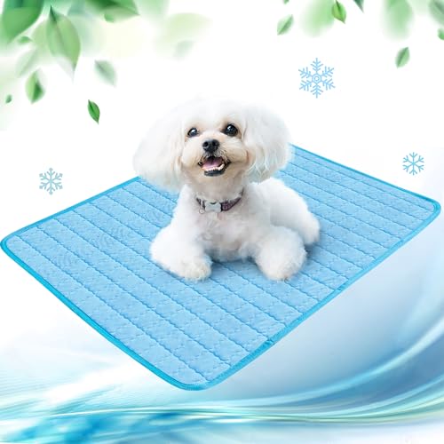 NIBESSER Kühlmatte für Hunde Pet Dog Cooling Mat Sommer Selbstkühlende Matte Hunde Katzen Haustier Kühlmatte Natürlich von NIBESSER