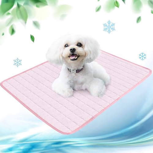 NIBESSER Kühlmatte für Hunde Pet Dog Cooling Mat Sommer Selbstkühlende Matte Hunde Katzen Haustier Kühlmatte Natürlich von NIBESSER