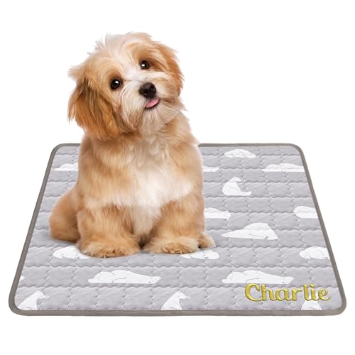 NIBESSER Personalisierte Kühlmatte für Hunde Pet Dog Cooling Mat Sommer maßgeschneiderte Name Selbstkühlende Matte Hunde Katzen Haustier Kühlmatte Natürlich NIBESSER Personalisierte Kühlmatte für Hunde Pet Dog Cooling Mat Sommer maßgeschneiderte Name Selbstkühlende Matte Hunde Katzen Haustier Kühlmatte Natürlich von NIBESSER