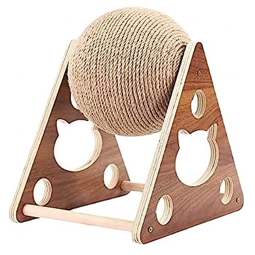 Interaktives Katzenspielzeug aus Holz, Sisal-Kratzbaum, Katzenkratzbaum, Wand, Intelligenzspielzeug, Katzenspielzeug, Holz, Holzkratzbaum Interaktives Katzenspielzeug aus Holz, Sisal-Kratzbaum, Katzenkratzbaum, Wand, Intelligenzspielzeug, Katzenspielzeug, Holz, Holzkratzbaum von NIBHZ