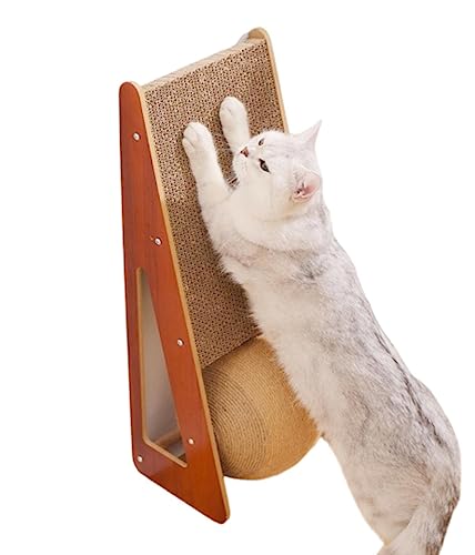 Katzenkratzbaum, Kratzbaum für Wand und Ecke, Katzenkratzbaum mit Bällen, Spielzeug für Hauskatzen,Medium Katzenkratzbaum, Kratzbaum für Wand und Ecke, Katzenkratzbaum mit Bällen, Spielzeug für Hauskatzen,Medium von NIBHZ