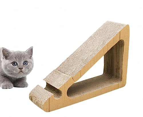 Katzenkratzbaum, Kratzbrett, Wendbar, Bett aus Bio-Katzenminze, Hochwertiger Karton und Handwerkskunst Katzenkratzbaum, Kratzbrett, Wendbar, Bett aus Bio-Katzenminze, Hochwertiger Karton und Handwerkskunst von NIBHZ