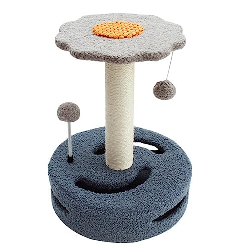 Katzenkratzbaum, Pilz-Kratzspielzeug für Katzen und Kätzchen, Katzenspielzeug, Hängender Pompon, Ball mit Feder für Kätzchen und Katzen Im Innenbereich,Large B Katzenkratzbaum, Pilz-Kratzspielzeug für Katzen und Kätzchen, Katzenspielzeug, Hängender Pompon, Ball mit Feder für Kätzchen und Katzen Im Innenbereich,Large B von NIBHZ