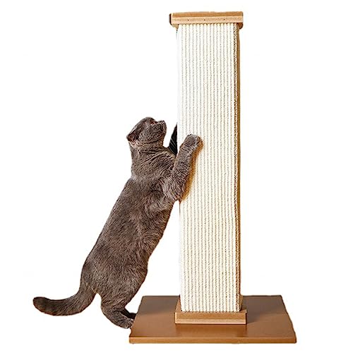 Katzenkratzbrett, Große Katzenklettersäule, Massivholz, Kratzbaum, Spielzeugzubehör, Krallen, Sisal, Römische Säule, Katzenkratzsäule, Weißes Katzenkratzbrett Katzenkratzbrett, Große Katzenklettersäule, Massivholz, Kratzbaum, Spielzeugzubehör, Krallen, Sisal, Römische Säule, Katzenkratzsäule, Weißes Katzenkratzbrett von NIBHZ